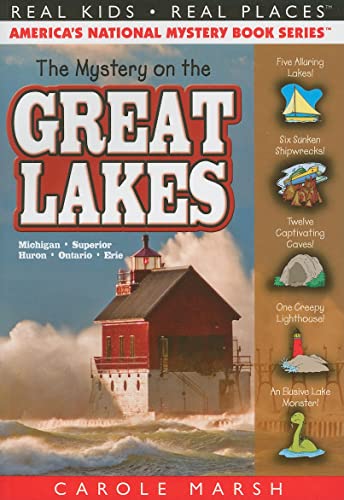 Beispielbild fr The Mystery on the Great Lakes: Michigan   Superior   Huron   Ontario   Erie (30) (Real Kids Real Places) zum Verkauf von BooksRun