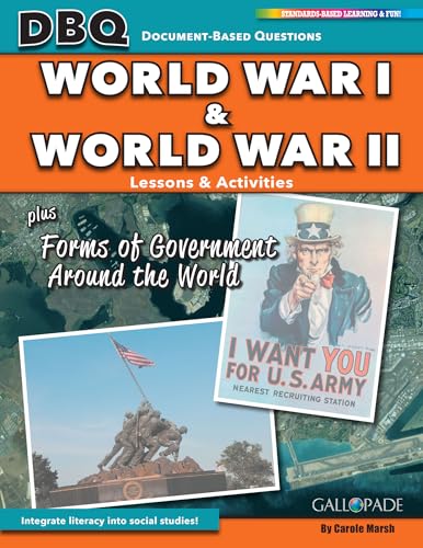 Stock image for World Wars I and II Plus Forms of Government Around the World (Dbq Lessons & Activities) for sale by GF Books, Inc.