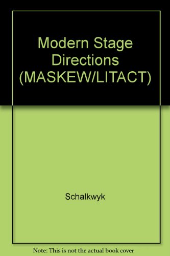 9780636003170: Modern Stage Directions (MASKEW/LITACT)