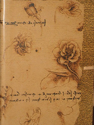 9780641737053: Fiori Da Vinci Tan Italian Leather Printed Journal with Tie 6x8