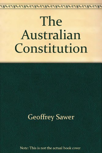 9780642005878: The Australian Constitution