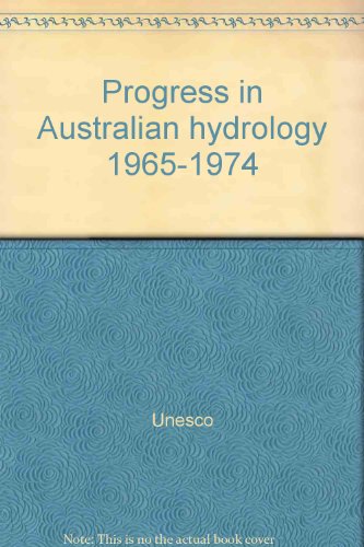 Progress in Australian Hydrology 1965-1974