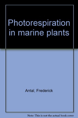 Imagen de archivo de Photorespiration in Marine Plants a la venta por Better World Books