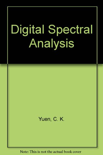 Beispielbild fr Digital Spectral Analysis zum Verkauf von Zubal-Books, Since 1961