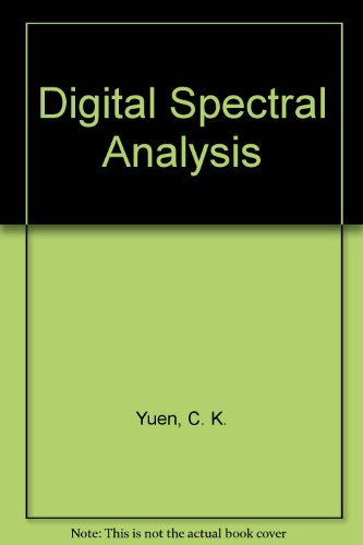 Imagen de archivo de Digital Spectral Analysis a la venta por Zubal-Books, Since 1961