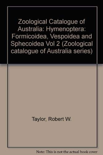 Imagen de archivo de Zoological Catalogue of Australia (Zoological Catalogue of Australia Series) a la venta por Bookmonger.Ltd