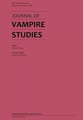 Stock image for Journal of Vampire Studies: Vol. 2, No. 2 (2022) for sale by Book Deals