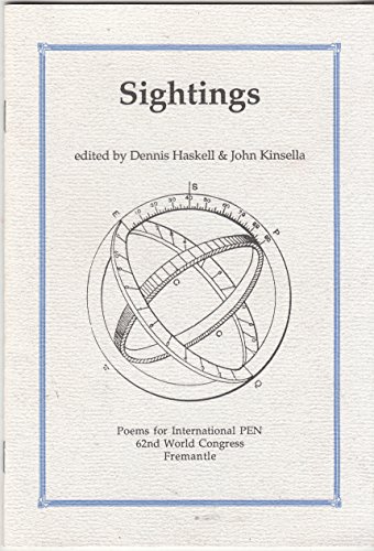 Beispielbild fr SIGHTINGS Poems for International PEN 62nd World Congress, Freemantle zum Verkauf von marvin granlund