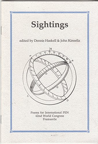 Stock image for SIGHTINGS Poems for International PEN 62nd World Congress, Freemantle for sale by marvin granlund