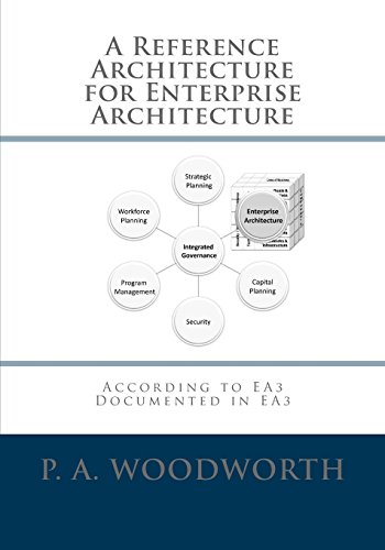 Imagen de archivo de Reference Architecture for Enterprise Architecture : According to EA3, Documented in EA3 a la venta por Better World Books: West