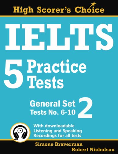 Beispielbild fr IELTS 5 Practice Tests, General Set 2: Tests No. 6-10 (High Scorer's Choice) zum Verkauf von SecondSale