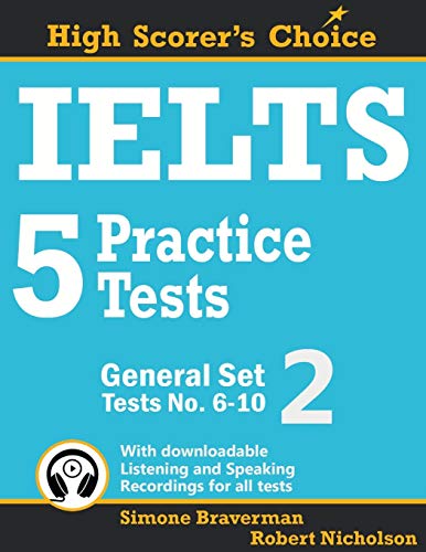 Imagen de archivo de IELTS 5 Practice Tests, General Set 2: Tests No. 6-10 (High Scorer's Choice) a la venta por SecondSale