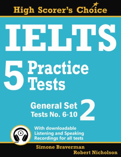 9780648000013: IELTS 5 Practice Tests, General Set 2: Tests No. 6–10 (High Scorer's Choice)