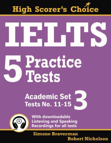 Stock image for IELTS 5 Practice Tests, Academic Set 3 : Tests No. 11-15 for sale by Better World Books