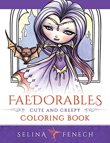 Imagen de archivo de Faedorables - Cute and Creepy Coloring Book: Volume 15 (Fantasy Coloring by Selina) a la venta por WorldofBooks