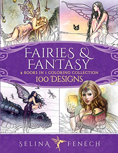 9780648215660: Fairies and Fantasy Coloring Collection: 100 Designs