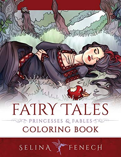 Beispielbild fr Fairy Tales, Princesses, and Fables Coloring Book (Fantasy Coloring by Selina) zum Verkauf von Wonder Book
