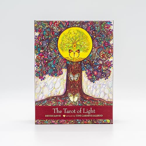 Beispielbild fr The Tarot of Light: 78 full col cards and 120 page guidebook (*Previously published as Art of Love Tarot) zum Verkauf von WorldofBooks