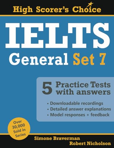 Stock image for IELTS 5 Practice Tests, General Set 7: Tests No. 31-35 (High Scorer's Choice) for sale by GF Books, Inc.