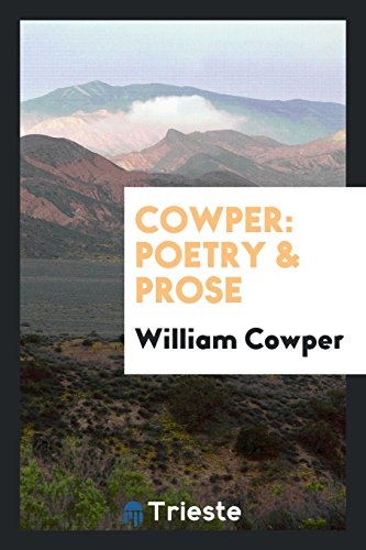 9780649004003: Cowper: poetry & prose