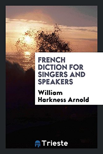 9780649026142: French Diction for Singers and Speakers