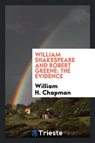 9780649079100: William Shakespeare and Robert Greene: the evidence