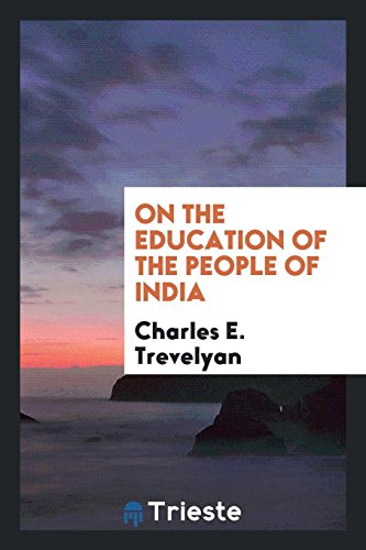 9780649205264: On the education of the people of India