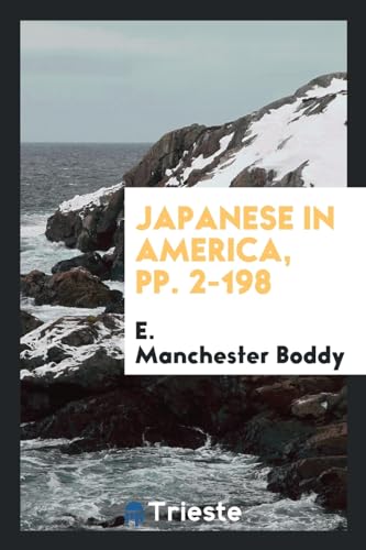 9780649617500: Japanese in America, pp. 2-198