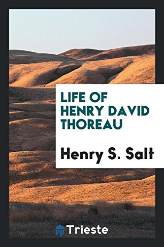 9780649633760: Life of Henry David Thoreau