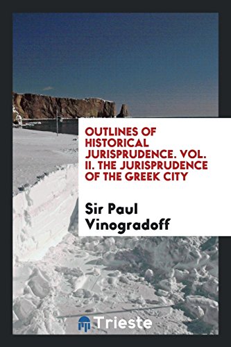 9780649666089: Outlines of historical jurisprudence