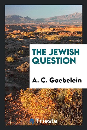 9780649744404: The Jewish question