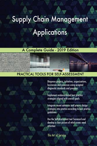 Stock image for Supply Chain Management Applications A Complete Guide - 2019 Edition for sale by Buchpark