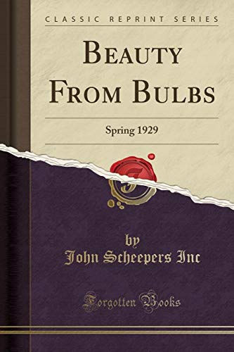 Stock image for Beauty From Bulbs Spring 1929 Classic Reprint for sale by PBShop.store US