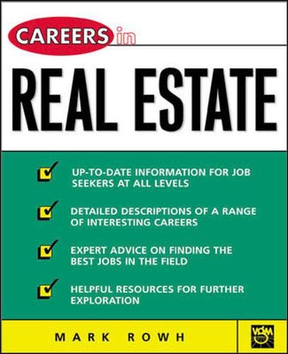 Imagen de archivo de Careers in Real Estate a la venta por Gulf Coast Books