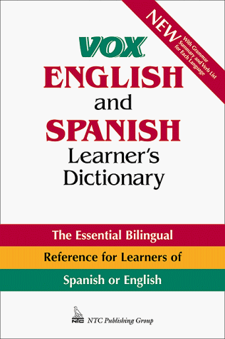 Beispielbild fr Vox English and Spanish Learner's Dictionary zum Verkauf von Better World Books: West