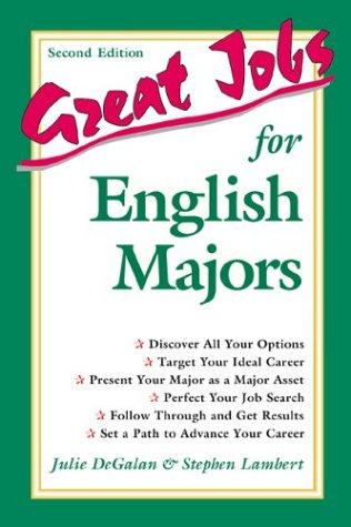Stock image for Great Jobs for English Majors for sale by Better World Books
