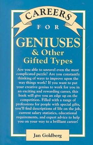 9780658004643: Careers for Genuises and Other Gifted Types (Vgm Careers for You Series)