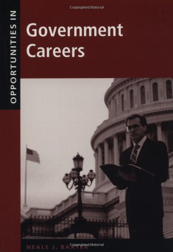 Stock image for Opportunities in Government Careers for sale by Better World Books