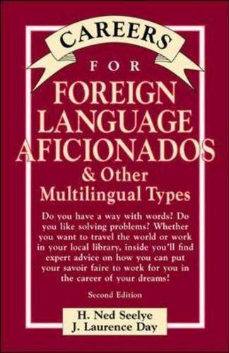 9780658010675: Careers for Foreign Language Aficionados & Other Multilingual Types, Second Edition (Vgm Careers for You Series)