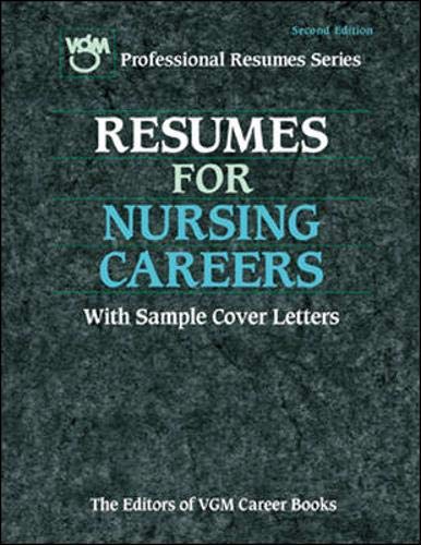 Stock image for Resumes for Nursing Careers for sale by Shopbookaholic Inc