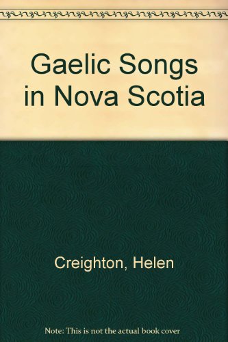 9780660000800: Gaelic Songs in Nova Scotia