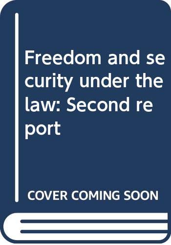 9780660109510: Freedom and security under the law: Second report