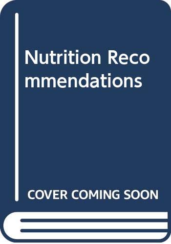 Stock image for Nutrition Recommendations - The Report of the Scientific Review Committee 1990 for sale by Bernhard Kiewel Rare Books