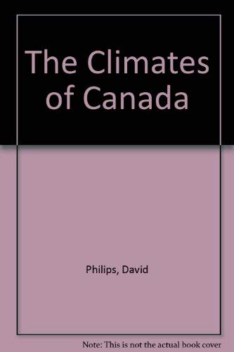 9780660134598: Climates of Canada