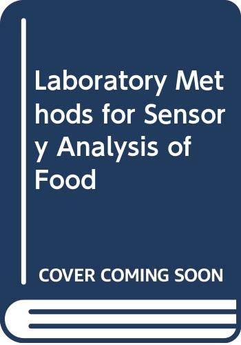 Imagen de archivo de Laboratory Methods for Sensory Evaluation of Food a la venta por AwesomeBooks