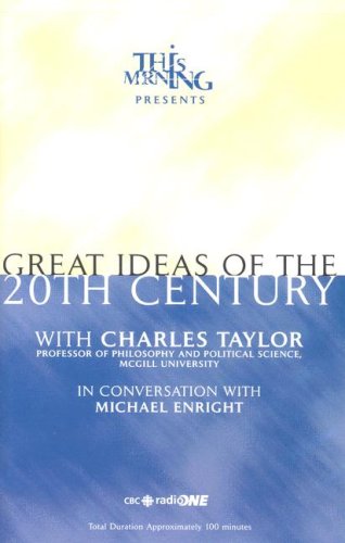 Great Ideas of the 20th Century (9780660181004) by Taylor, Charles; Enright, Michael