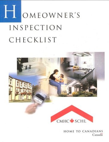 Imagen de archivo de Homeowner's Inspection Checklist a la venta por Better World Books