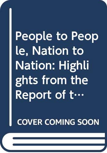 9780662250449: People to People, Nation to Nation: Highlights from the Report of the Royal C...