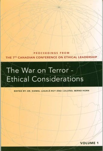 9780662473343: The War on Terro - Ethical Considerations - Volume 1