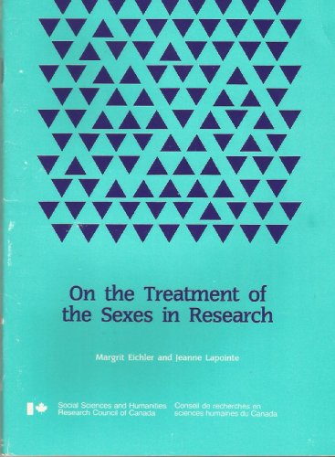 Stock image for On the treatment of the sexes in research for sale by Polly's Books